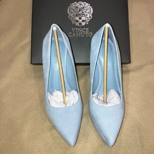 Vince Camuto Slaytia Suede Heels